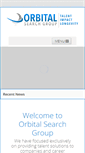 Mobile Screenshot of orbitalsearch.com
