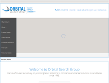 Tablet Screenshot of orbitalsearch.com